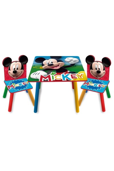 arditex Set masă și 2 scaune Mickey Mouse Clubhouse