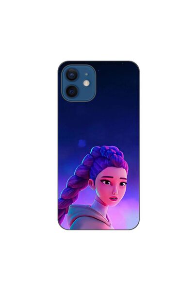 OEM Husa compatibila cu Apple iPhone 12 Silicon Gel Tpu Model KPop Demon Hunt...