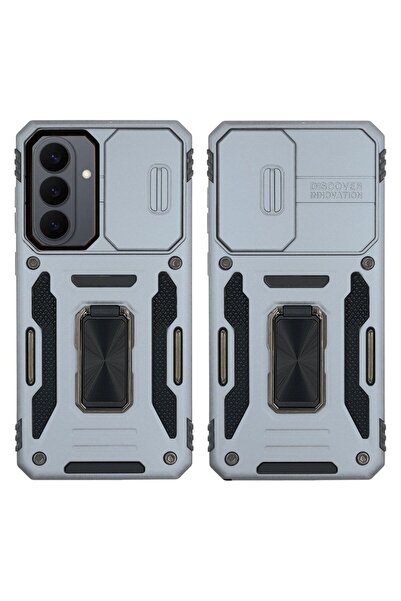 Sonique Θήκη Ring Armor CamShield για Samsung Galaxy S26 Plus Γκρι