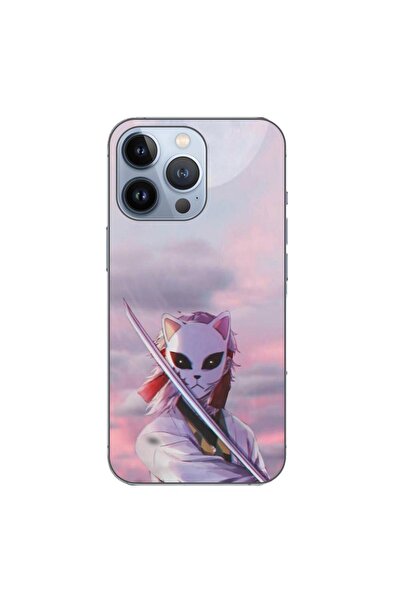 OEM Husa compatibila cu Apple iPhone 13 Pro Silicon Gel Tpu Model Demon Slaye...