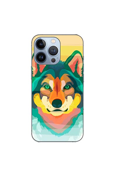 OEM Husa compatibila cu Apple iPhone 13 Pro Silicon Gel Tpu Model Desen Lup