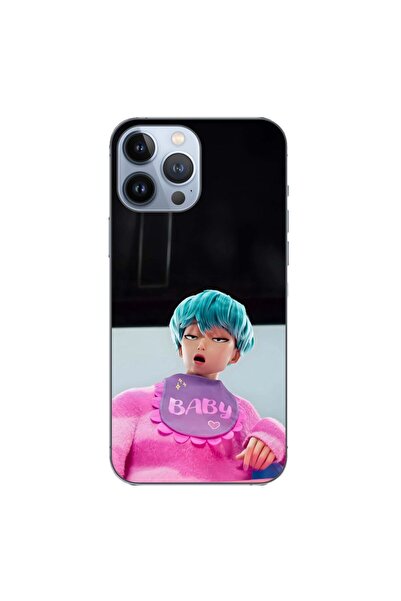 OEM Husa compatibila cu Apple iPhone 13 Pro Max Silicon Gel Tpu Model KPop De...