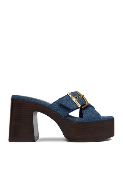 Guess Jeans Șlapi de damă albaștri