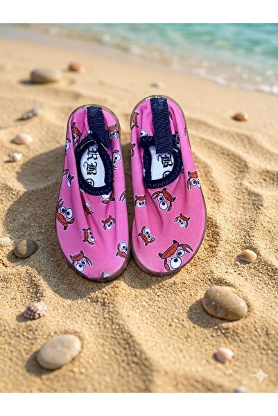 mikam Unisex Six Thick Baby-Size Patterned Sea Shoes with Soles