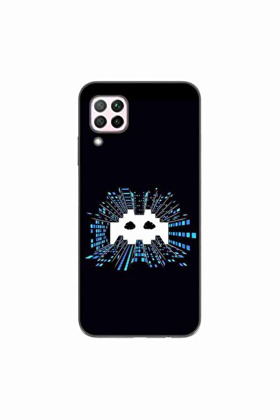 OEM Husa compatibila cu Huawei P40 Lite Silicon Gel Tpu Model Sky Invaders