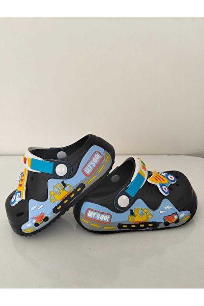 Calx Mersin Md sandale pentru copii cu figurine de camioane textile