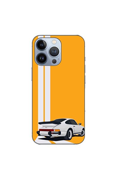 OEM Калъф, съвместим с Apple iPhone 13 Pro, силиконов гел TPU модел Porsche 9...