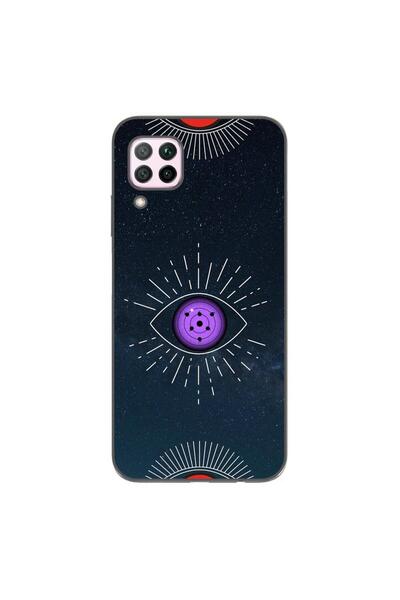 OEM Калъф за Huawei P40 Lite, силиконов гел TPU, модел  "Око на Томое Ринеган "