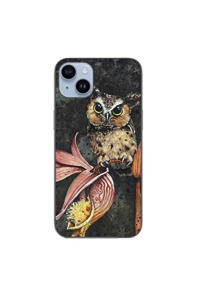 OEM Case compatible with Apple iPhone 14 Plus Silicone Gel Tpu Pattern Owl Pa...