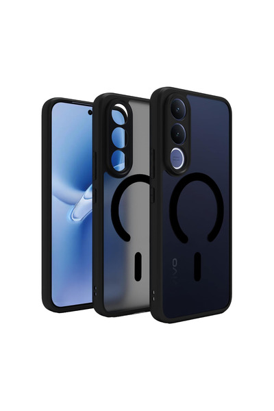 Vivo V70 FE 5G ile uyumlu Magsafe Uyumlu Mat Yüzey Kılıf AL4967