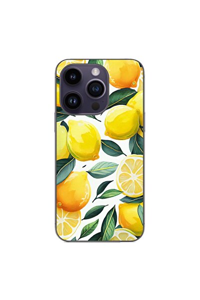 OEM Калъф, съвместим с Apple iPhone 14 Pro, силиконов гел TPU модел с десен н...