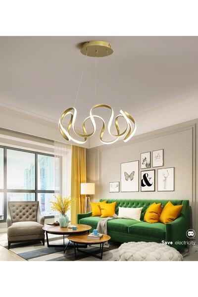 Elektroyou Siena Eskitme Modern Ultra Günışığı Ledli Avize Salon Avizesi