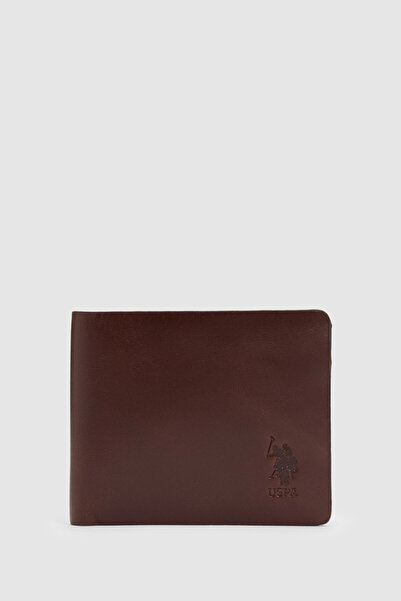 U.S. Polo Assn. Men's Brown Wallet 50323397-Vr029