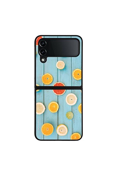 Sonique Θήκη Fruit Series για Samsung Galaxy Z Flip 4 Γκρέιπφρουτ