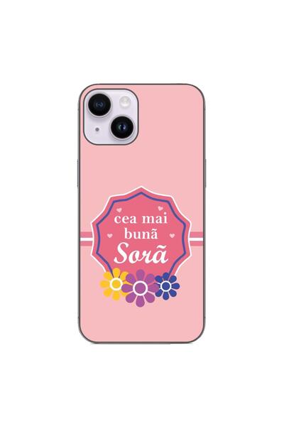 OEM Husa compatibila cu Apple iPhone 14 Silicon Gel Tpu Model Cea Mai Buna Sora