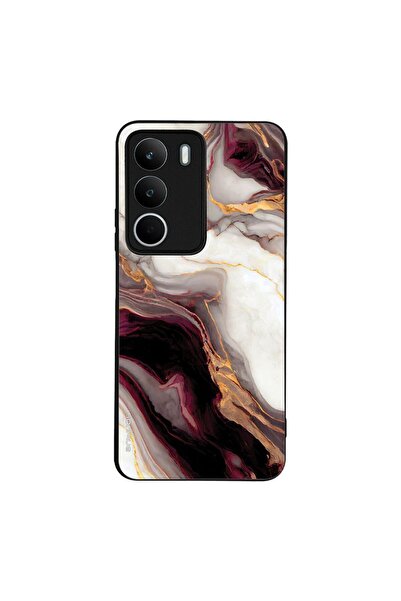 Sonique Θήκη Marble Series για Realme C71 4G Μπορντώ