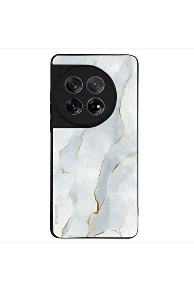 Sonique Θήκη Marble Series για OnePlus 12 5G Λευκό 01