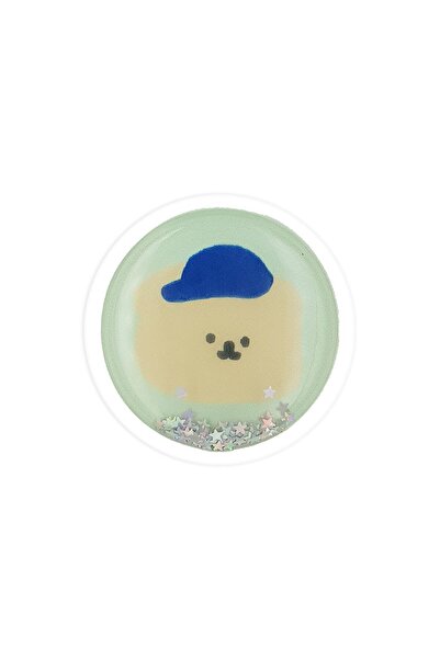 Sonique Pop Holder Liquid Cartoon Blue Hat Bear