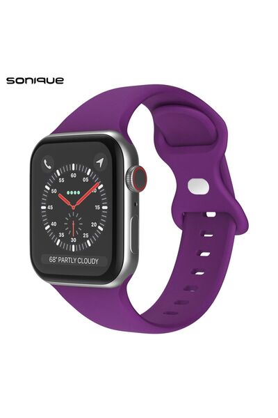 Sonique Λουράκι Σιλικόνης Butterfly Band για Apple Watch (38/40/41MM) Μωβ