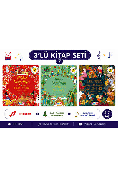 Eolo Hikâye Orkestrası 3'lü Sesli Kitap Seti | Fındıkkıran - Dağ Kralının Sal...