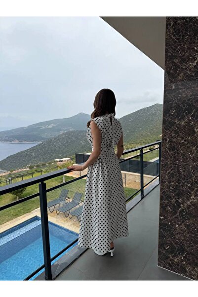 Bonne Maison Rochie model prințesă cu buline