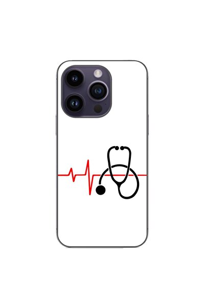 OEM Husa compatibila cu Apple iPhone 15 Pro Silicon Gel Tpu Model Puls Doctor