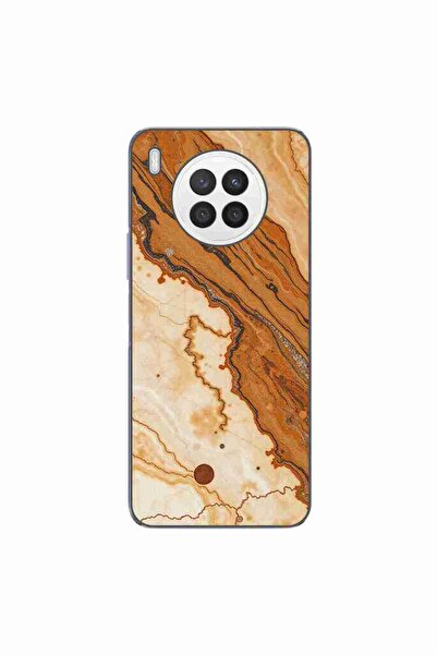 OEM Husa compatibila cu Huawei Nova 8i Silicon Gel Tpu Model Caramel Marble D...