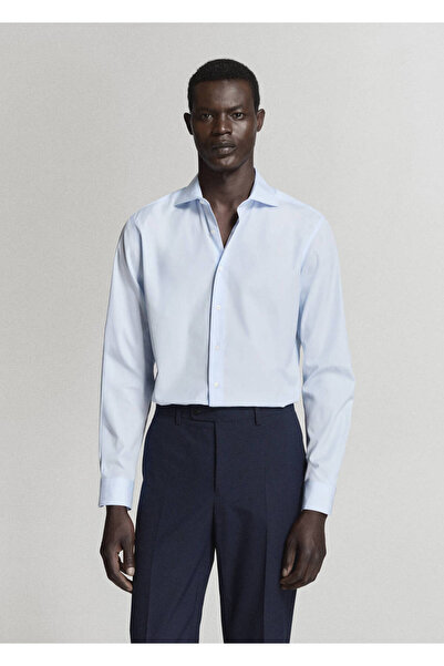 MANGO Man Slim fit pamuklu poplin gömlek