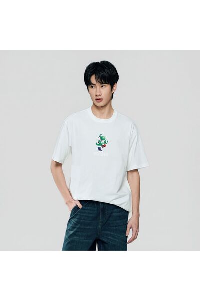 Giordano Men Relaxed Yoshi Printed Cotton Tee