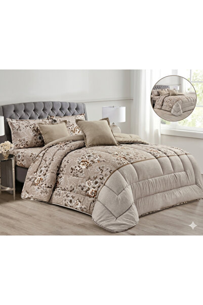 Asia Double Bed Summer Quilt Microfiber Jacquard Bedspread-6 Pieces-Summer Qu...