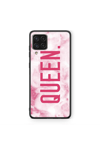 Other Samsung A22 4G Marble Queen Black Glossy Θήκη