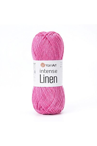 Yarnart INTENSE LINEN - PREĐA ZA PLETENJE ROZE-4107
