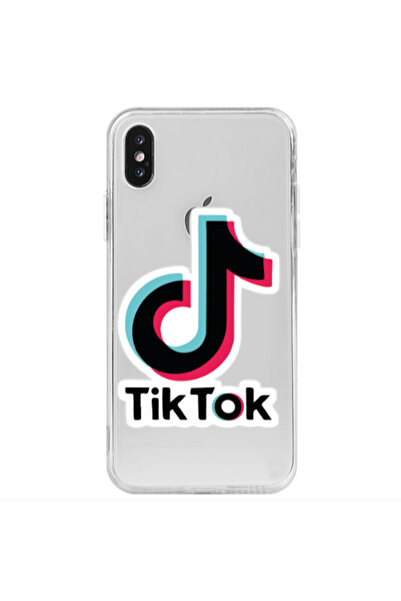 Other Apple iPhone Xs Max Tik Tok Transparent Silicone TPU Θήκη