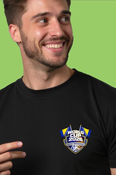 Free Tarz Bosnia and Herzegovina World Cup 2026 Black T-Shirt