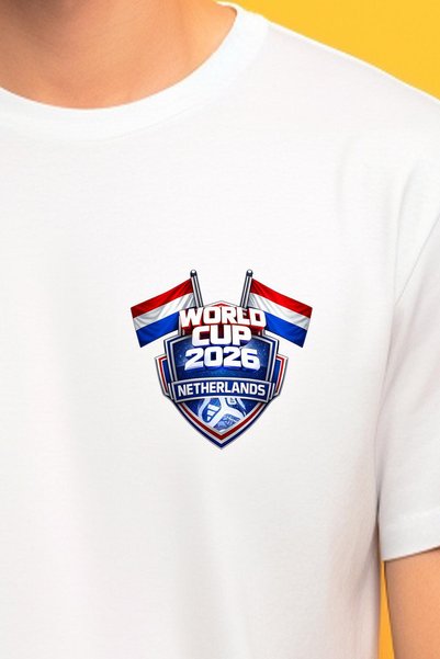Free Tarz Netherlands World Cup 2026 White T-Shirt