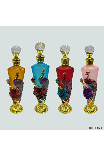 NUJET 4pcs Crystal Perfume Essential Oil Bottle 30ml D9317