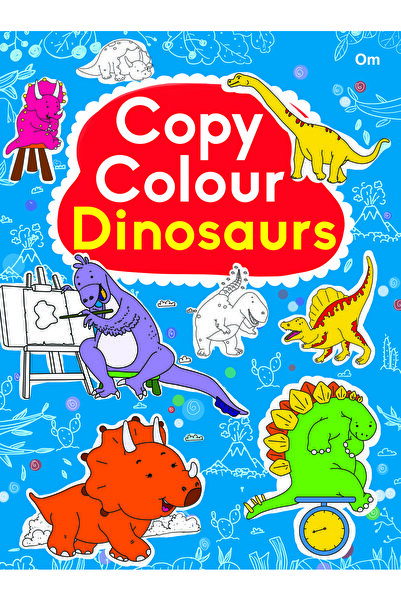 OM BOOKS Om-copy Colour Book Dinosaur