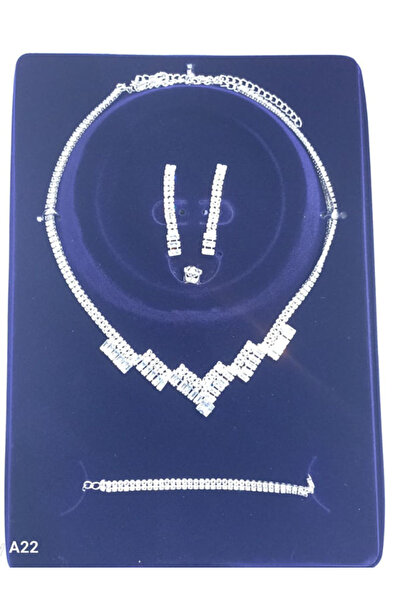 Generic This Is a Women's Jewelry Set Consisting of a Necklace, Earrings, and...