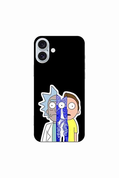 OEM Husa compatibila cu Apple iPhone 16 Plus Silicon Gel Tpu Model Rick And M...