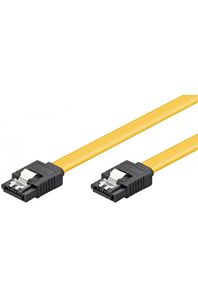 POWERTECH Καλώδιο SATA III 7 ακίδων σε SATA III 7 ακίδων 20 εκ. Κίτρινο (CAB-...