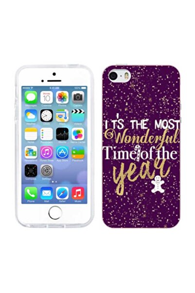 OEM Калъф, съвместим с Apple iPhone 5S, iPhone 5, iPhone SE, от гел ТПУ, с де...