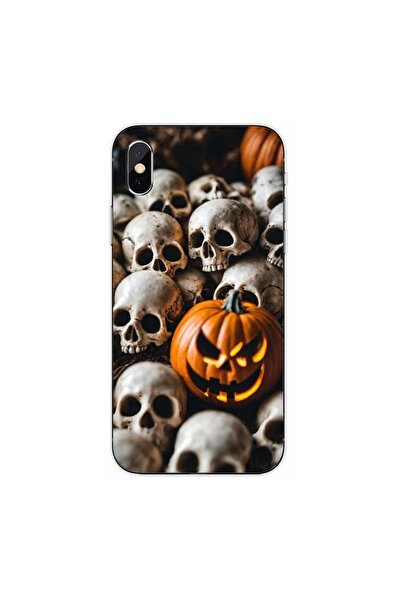 OEM Θήκη συμβατή με Apple iPhone XS από σιλικόνη gel TPU με σχέδιο Halloween:...