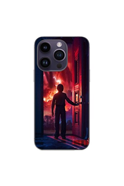 OEM Husa compatibila cu Apple iPhone 15 Pro Silicon Gel Tpu Model Stranger Th...