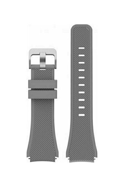 OEM Ανταλλακτικό λουράκι QuickFit Ριγέ Σιλικόνης Γκρι για Samsung Galaxy Watc...