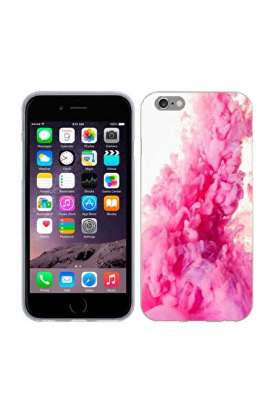 OEM Husa compatibila cu Apple iPhone 6S, iPhone 6 Silicon Gel Tpu Model Pink ...