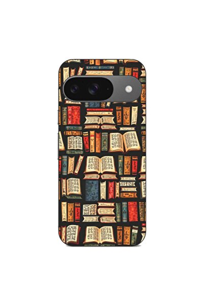 OEM Husa compatibila cu Google Pixel 9 Pro Silicon Gel Tpu Model Books Pattern