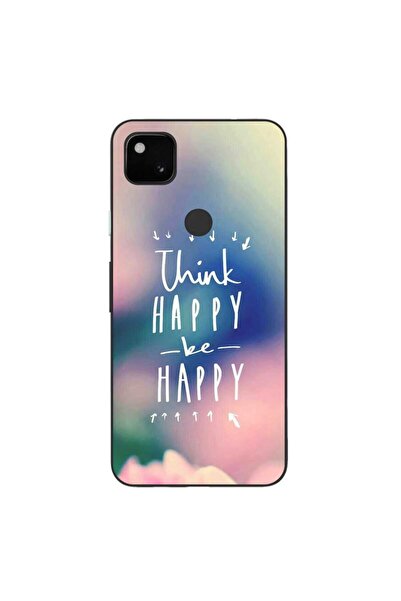 OEM Калъф, съвместим с Google Pixel 4A, силиконов гел TPU модел, с надпис Thi...