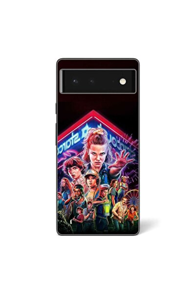 OEM Θήκη συμβατή με Google Pixel 6, από σιλικόνη gel TPU, με σχέδιο Stranger ...