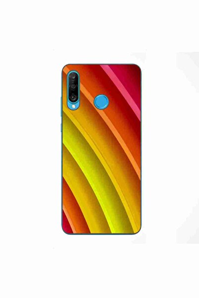 OEM Husa compatibila cu Huawei P30 Lite Silicon Gel Tpu Model Abstract Stripes