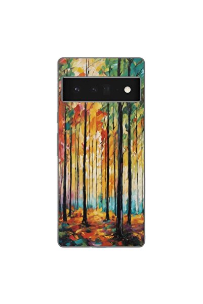 OEM Husa compatibila cu Google Pixel 6 Pro Silicon Gel Tpu Model Colored Fore...